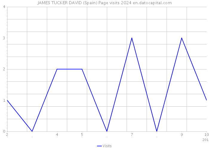 JAMES TUCKER DAVID (Spain) Page visits 2024 