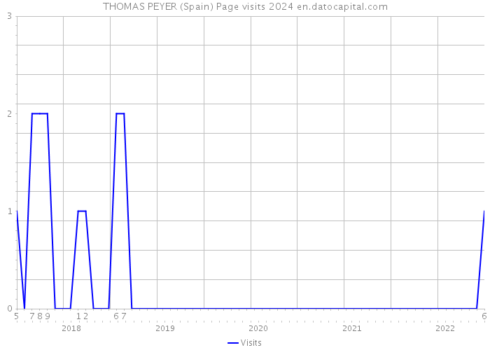 THOMAS PEYER (Spain) Page visits 2024 