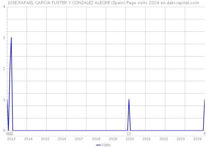 JOSE RAFAEL GARCIA FUSTER Y GONZALEZ ALEGRE (Spain) Page visits 2024 