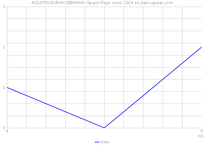 AGUSTIN DURAN SERRANO (Spain) Page visits 2024 