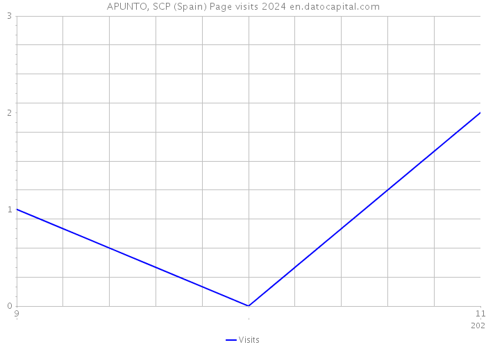 APUNTO, SCP (Spain) Page visits 2024 