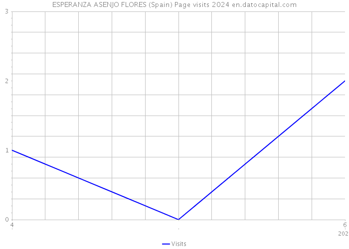 ESPERANZA ASENJO FLORES (Spain) Page visits 2024 