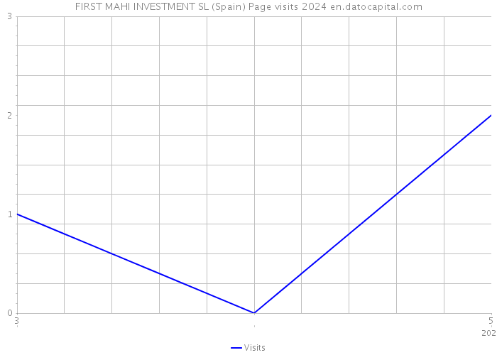 FIRST MAHI INVESTMENT SL (Spain) Page visits 2024 