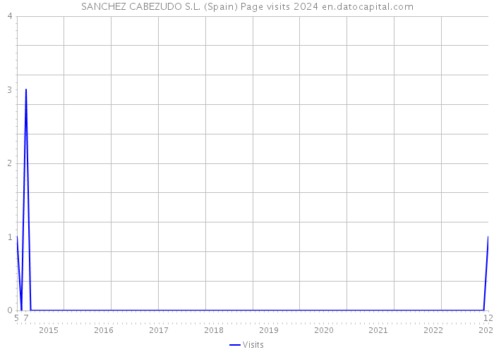SANCHEZ CABEZUDO S.L. (Spain) Page visits 2024 
