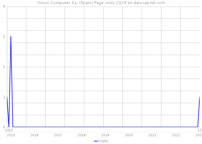 Vision Computer S.L. (Spain) Page visits 2024 