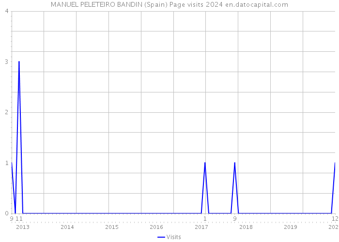 MANUEL PELETEIRO BANDIN (Spain) Page visits 2024 