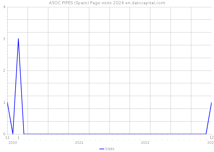 ASOC PIPES (Spain) Page visits 2024 