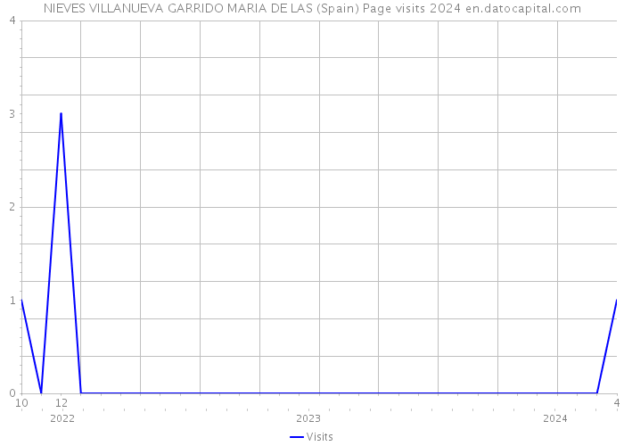 NIEVES VILLANUEVA GARRIDO MARIA DE LAS (Spain) Page visits 2024 