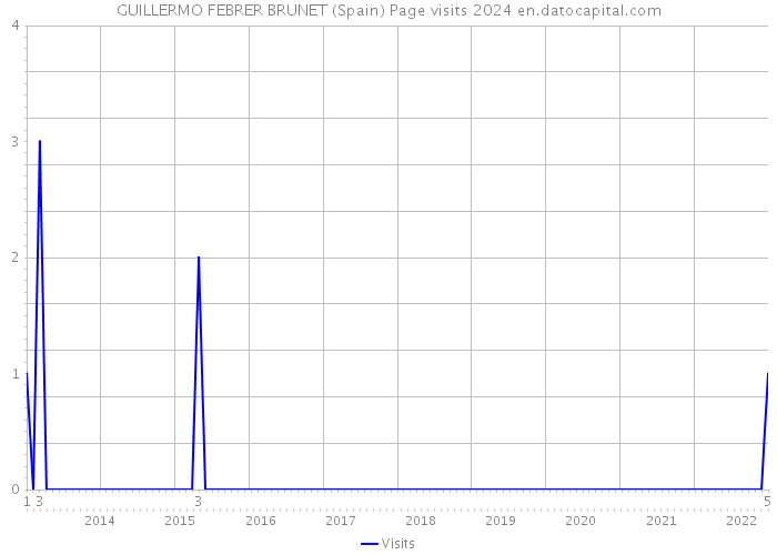 GUILLERMO FEBRER BRUNET (Spain) Page visits 2024 