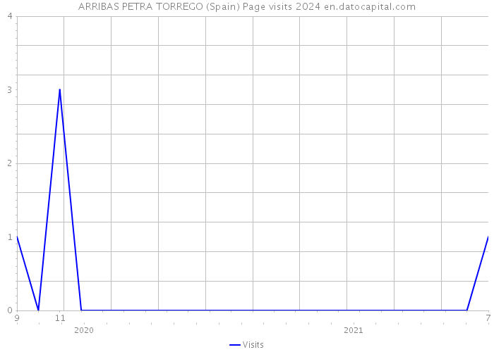 ARRIBAS PETRA TORREGO (Spain) Page visits 2024 