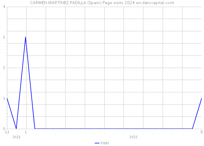 CARMEN MARTINEZ PADILLA (Spain) Page visits 2024 