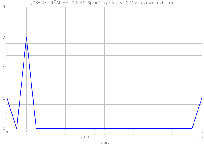 JOSE DEL PIÑAL MATORRAS (Spain) Page visits 2024 