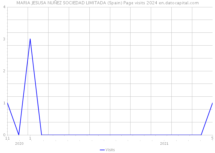 MARIA JESUSA NUÑEZ SOCIEDAD LIMITADA (Spain) Page visits 2024 