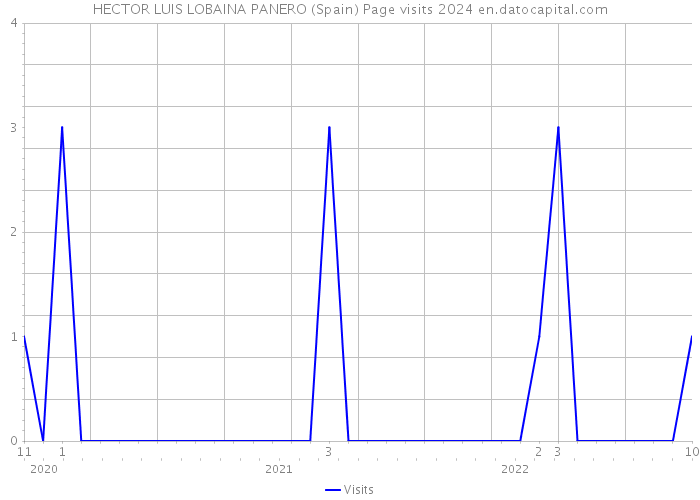 HECTOR LUIS LOBAINA PANERO (Spain) Page visits 2024 