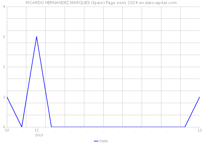 RICARDO HERNANDEZ MARQUES (Spain) Page visits 2024 