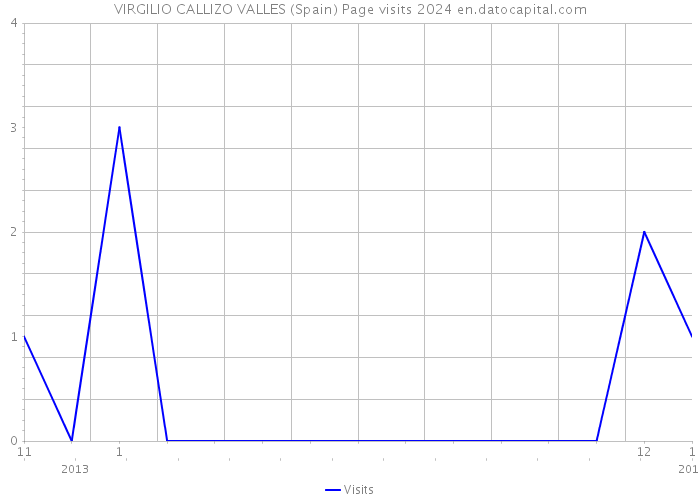 VIRGILIO CALLIZO VALLES (Spain) Page visits 2024 