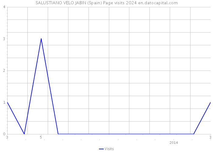 SALUSTIANO VELO JABIN (Spain) Page visits 2024 