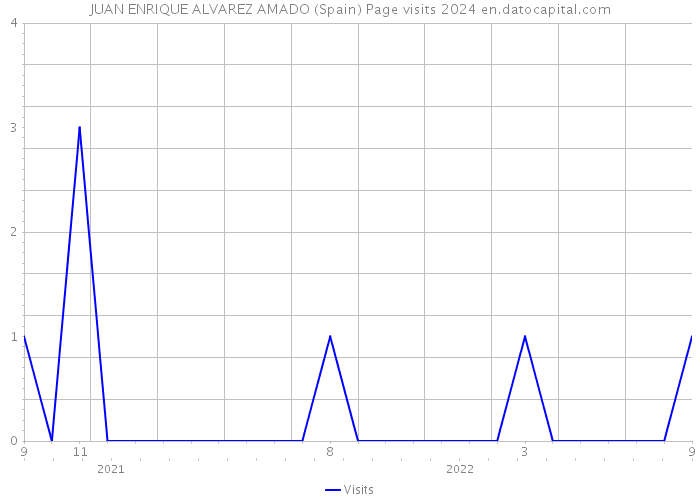 JUAN ENRIQUE ALVAREZ AMADO (Spain) Page visits 2024 