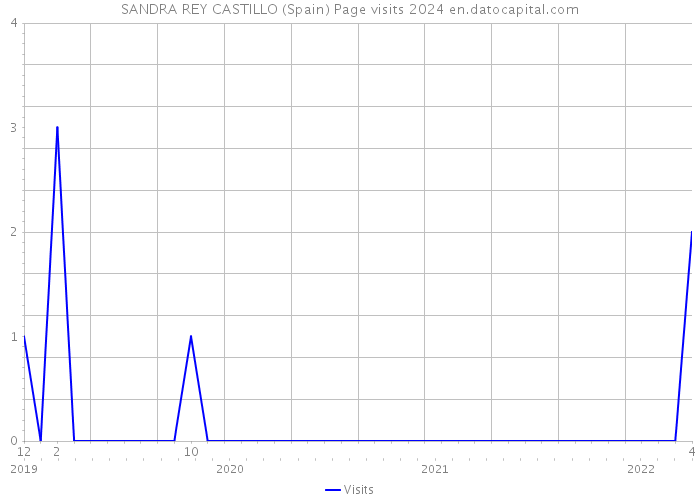 SANDRA REY CASTILLO (Spain) Page visits 2024 