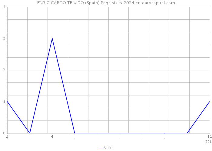 ENRIC CARDO TEIXIDO (Spain) Page visits 2024 