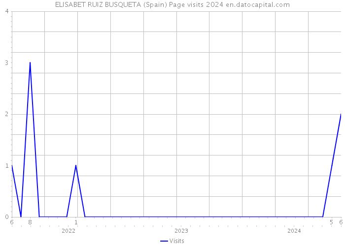 ELISABET RUIZ BUSQUETA (Spain) Page visits 2024 