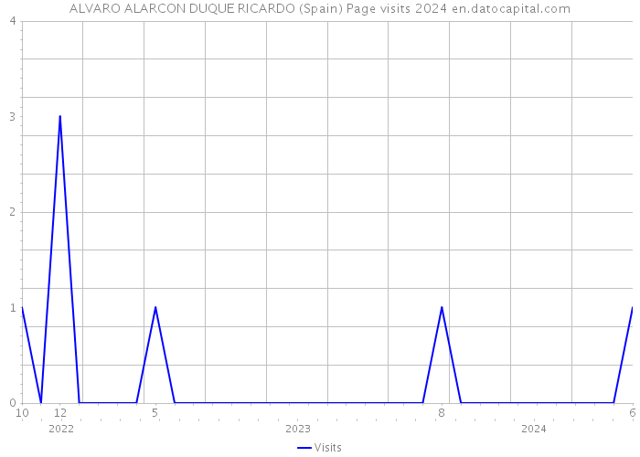 ALVARO ALARCON DUQUE RICARDO (Spain) Page visits 2024 