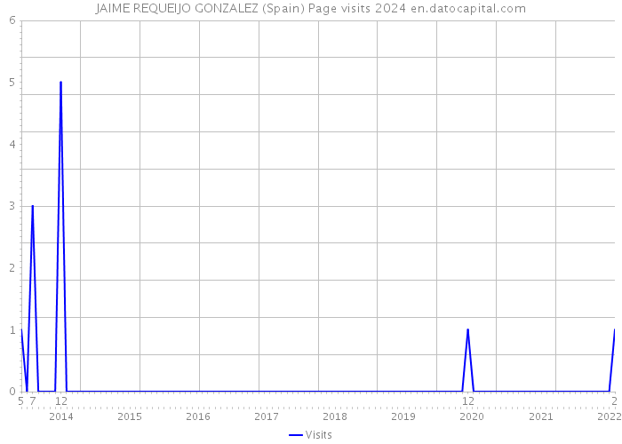JAIME REQUEIJO GONZALEZ (Spain) Page visits 2024 
