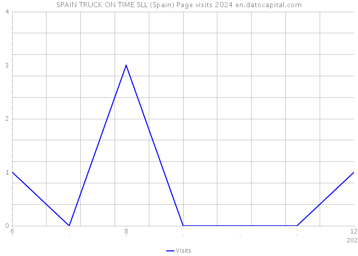 SPAIN TRUCK ON TIME SLL (Spain) Page visits 2024 