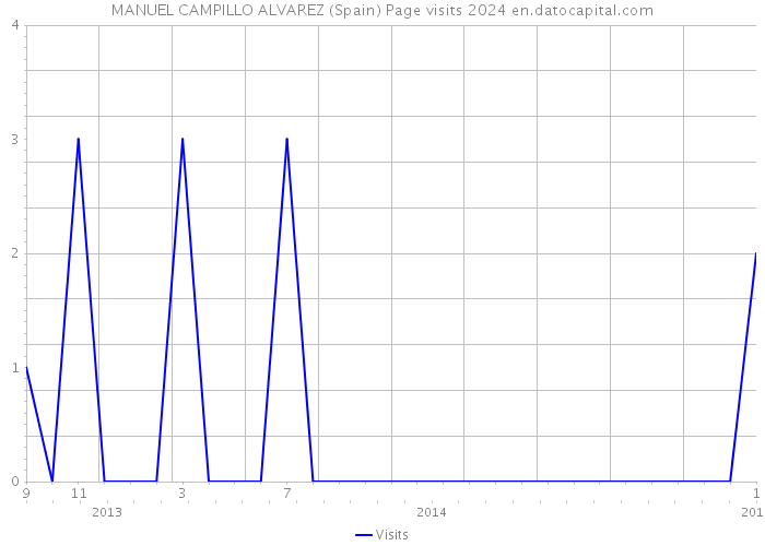 MANUEL CAMPILLO ALVAREZ (Spain) Page visits 2024 