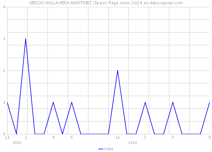 SERGIO SALLAVERA MARTINEZ (Spain) Page visits 2024 