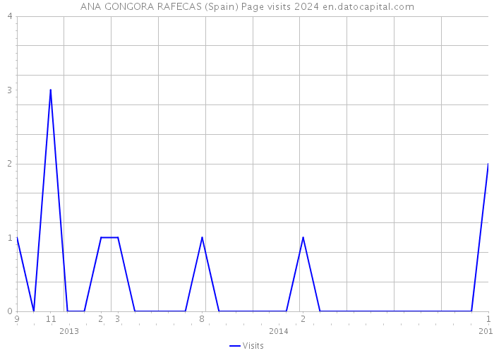 ANA GONGORA RAFECAS (Spain) Page visits 2024 