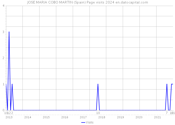 JOSE MARIA COBO MARTIN (Spain) Page visits 2024 