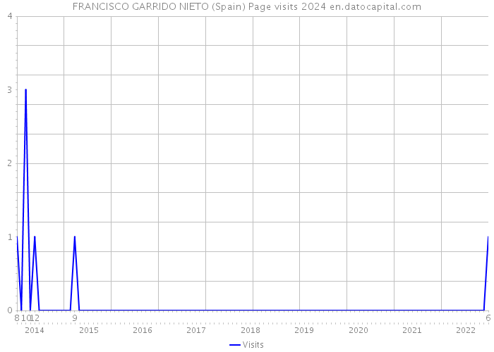FRANCISCO GARRIDO NIETO (Spain) Page visits 2024 