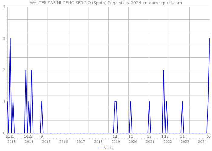 WALTER SABINI CELIO SERGIO (Spain) Page visits 2024 