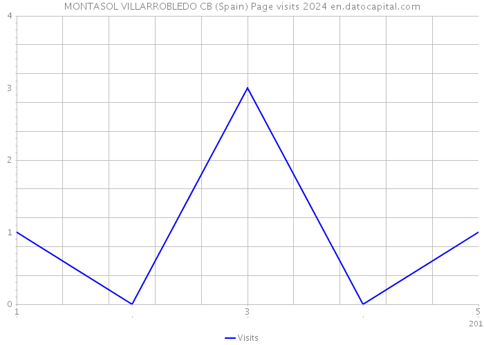 MONTASOL VILLARROBLEDO CB (Spain) Page visits 2024 