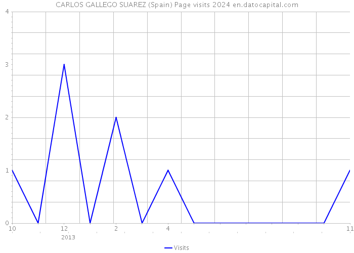 CARLOS GALLEGO SUAREZ (Spain) Page visits 2024 