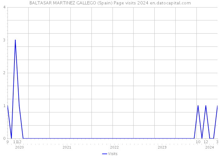 BALTASAR MARTINEZ GALLEGO (Spain) Page visits 2024 