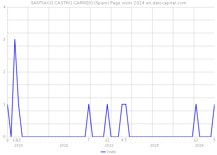 SANTIAGO CASTRO GARRIDO (Spain) Page visits 2024 