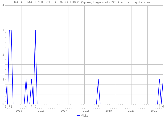 RAFAEL MARTIN BESCOS ALONSO BURON (Spain) Page visits 2024 