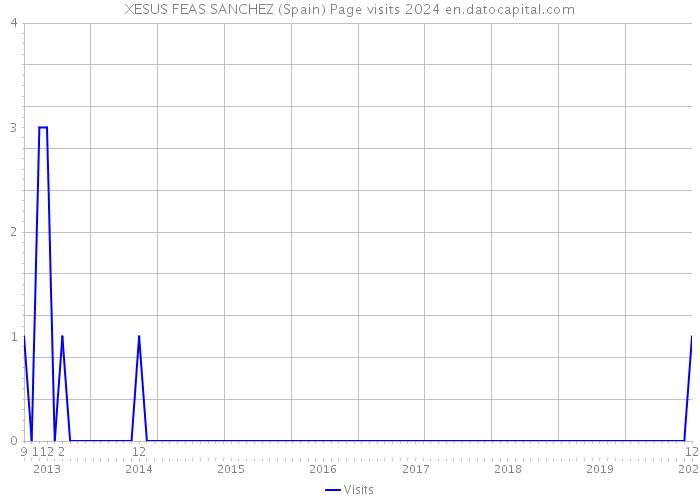 XESUS FEAS SANCHEZ (Spain) Page visits 2024 