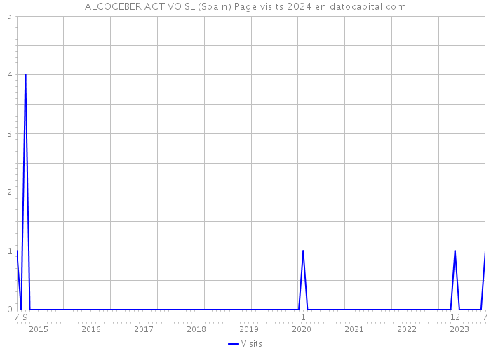 ALCOCEBER ACTIVO SL (Spain) Page visits 2024 