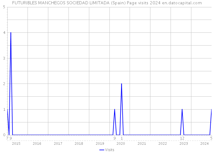 FUTURIBLES MANCHEGOS SOCIEDAD LIMITADA (Spain) Page visits 2024 