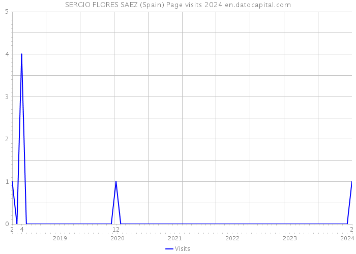 SERGIO FLORES SAEZ (Spain) Page visits 2024 