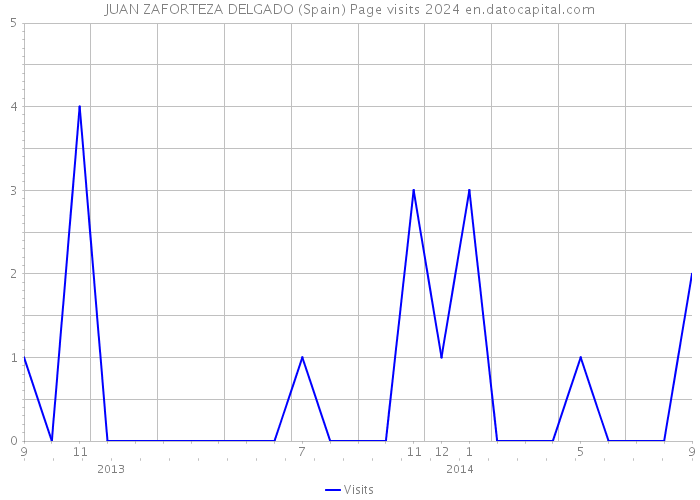 JUAN ZAFORTEZA DELGADO (Spain) Page visits 2024 