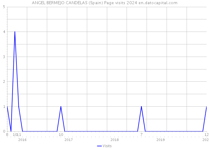 ANGEL BERMEJO CANDELAS (Spain) Page visits 2024 
