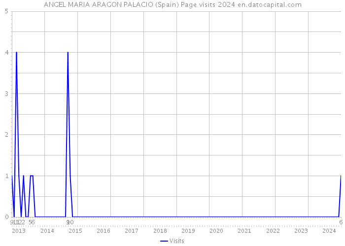 ANGEL MARIA ARAGON PALACIO (Spain) Page visits 2024 