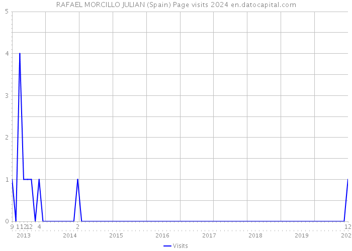 RAFAEL MORCILLO JULIAN (Spain) Page visits 2024 