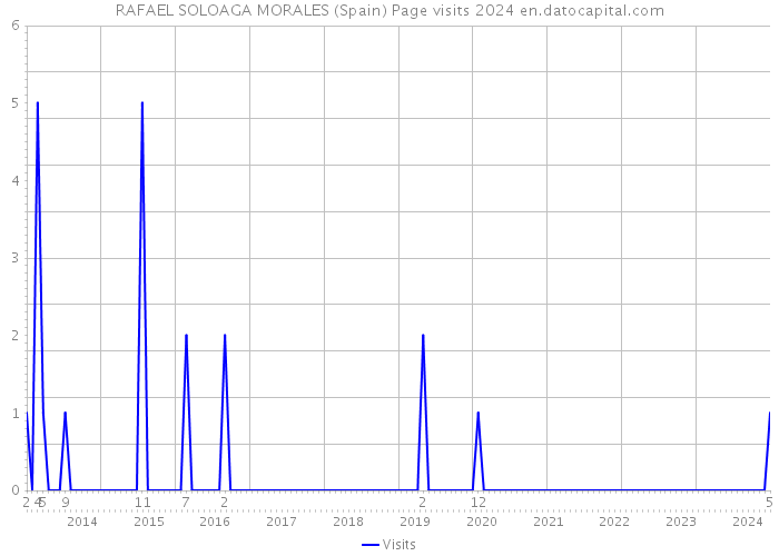 RAFAEL SOLOAGA MORALES (Spain) Page visits 2024 