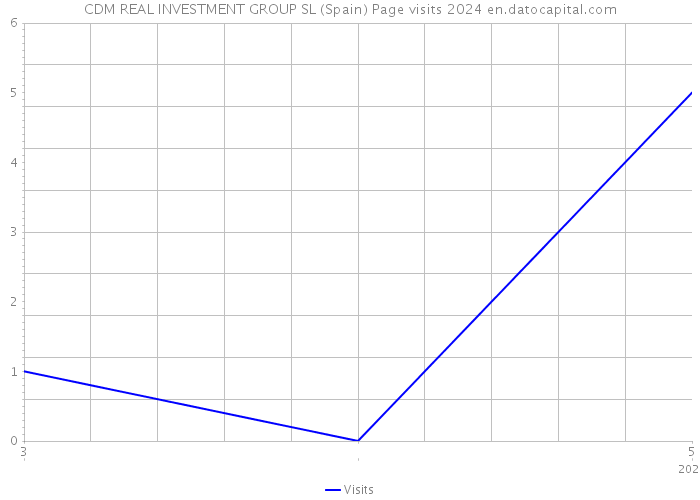 CDM REAL INVESTMENT GROUP SL (Spain) Page visits 2024 