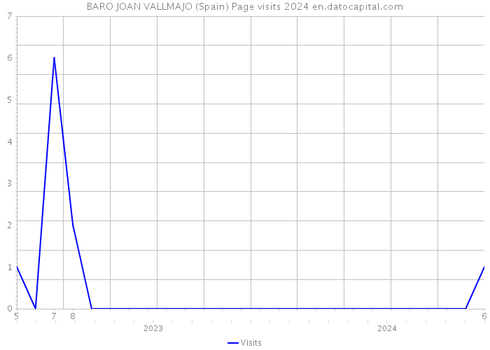 BARO JOAN VALLMAJO (Spain) Page visits 2024 